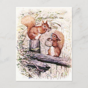 Beatrix Potter The Tale of Squirrel Nutkin Postcard