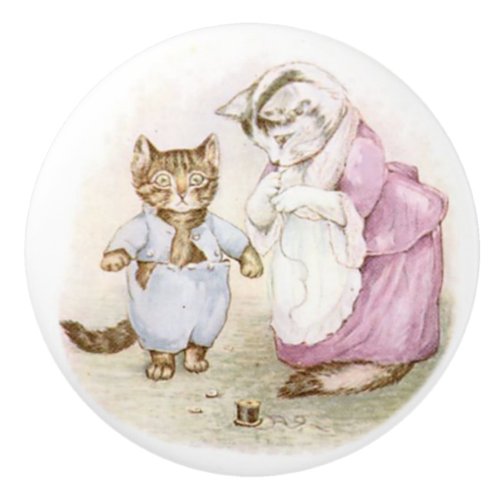 Beatrix Potter Tom Kitten Ceramic Knob