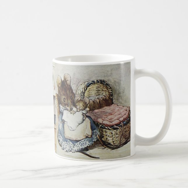 Beatrix Potter Two Bad Mice Mug: Stealing is Wrong Coffee Mug (Right)