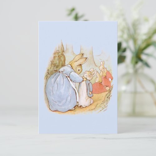 Beatrix Potter Vintage Blank Thank You Card