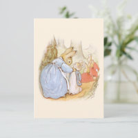 Beatrix Potter Vintage Blank Thank You Note