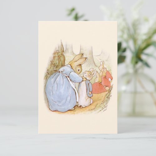 Beatrix Potter Vintage Blank Thank You Note