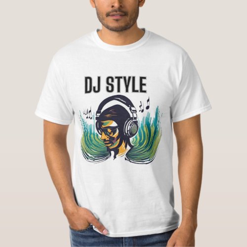 Beats and Threads DJ Style T_Shirt