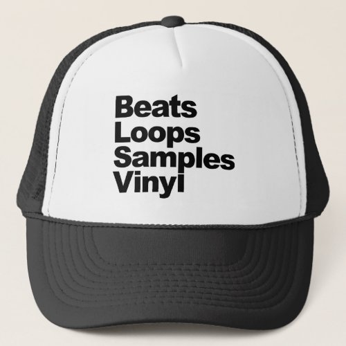 Beats Loops Samples Vinyl Trucker Hat
