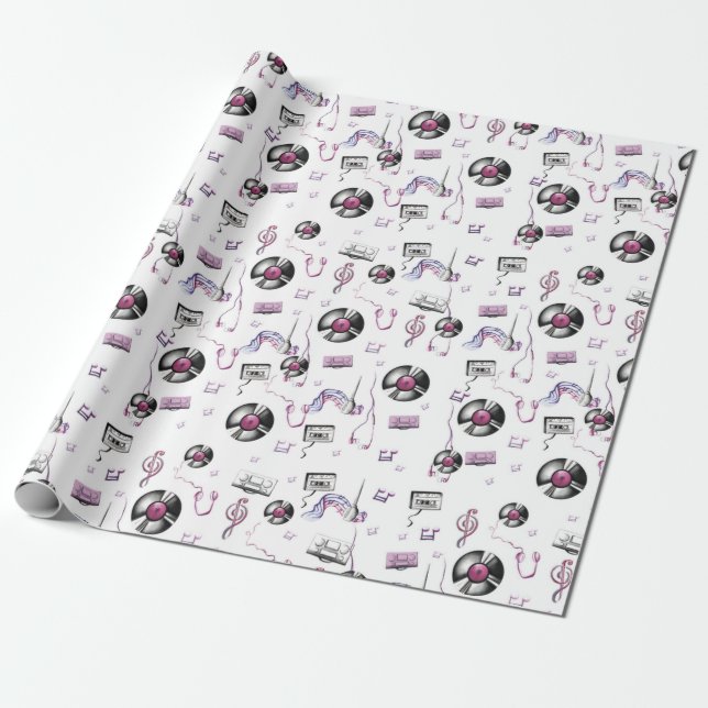 Beats Music Lover Wrapping Paper (Unrolled)