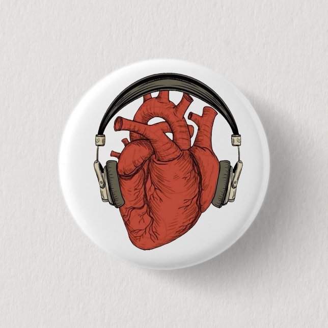 Beats of the Heart  Button (Front)