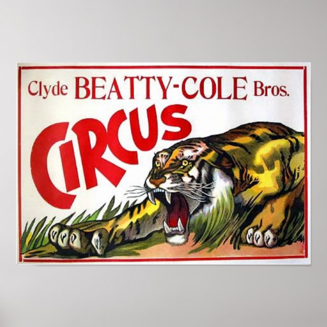 Beatty Cole Circus Poster (Front)