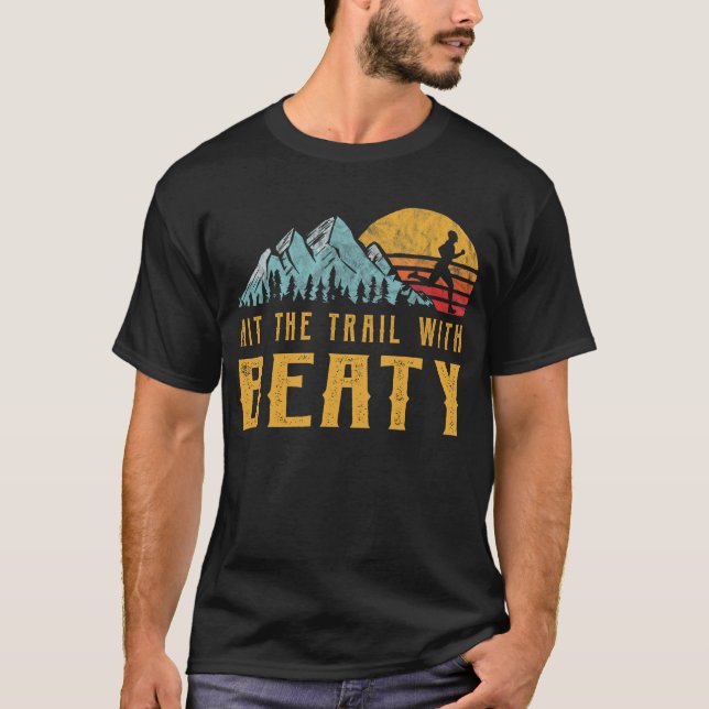 BEATY Family Running - Hit The Trail with BEATY T-Shirt (Front)