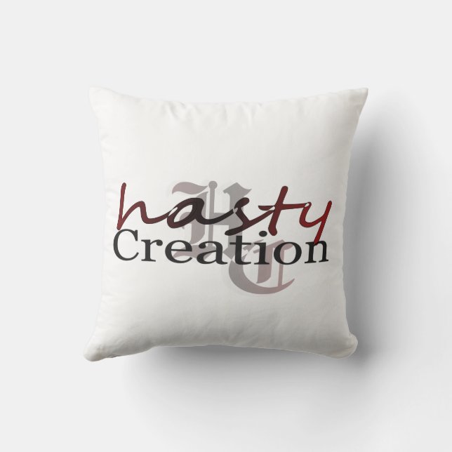 Beaty sleep  throw pillow (Back)