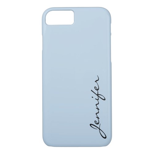 Beau blue color background iPhone 87 case