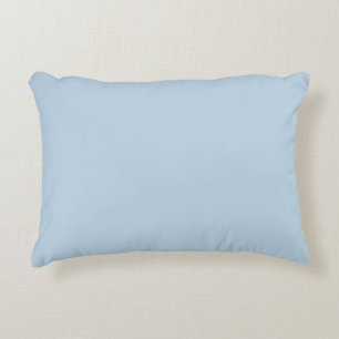 Beau blue (solid color) accent pillow