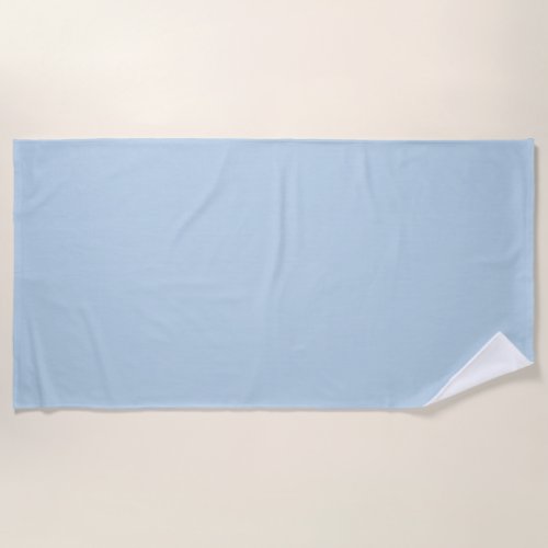 Beau blue  solid color  beach towel