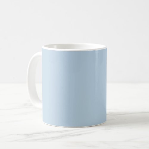 Beau blue  solid color coffee mug