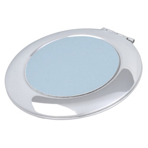 Beau blue  solid color  compact mirror
