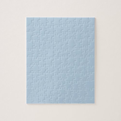 Beau blue solid color jigsaw puzzle