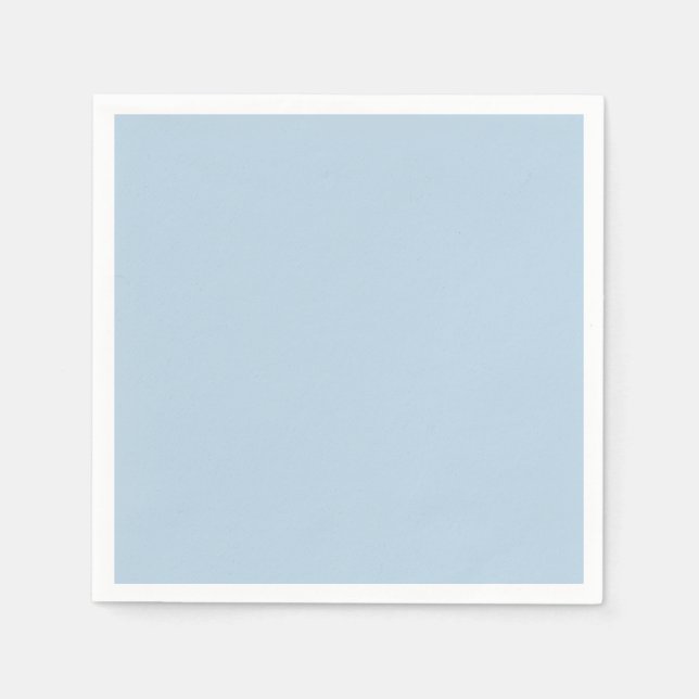 Beau blue  (solid color)  napkins (Front)