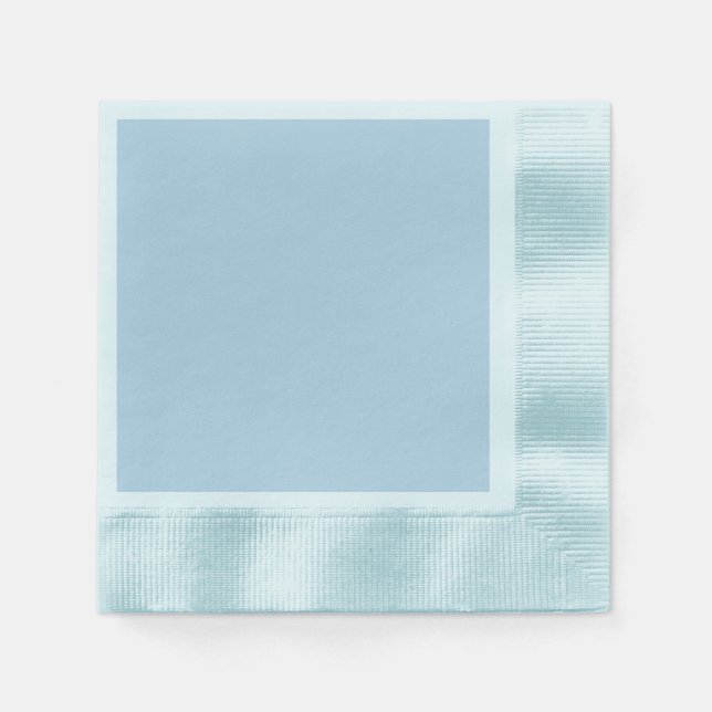 Beau blue  (solid color)  napkins (Front)