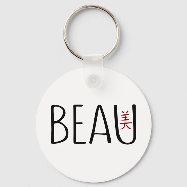 Beau Keychain (Front)