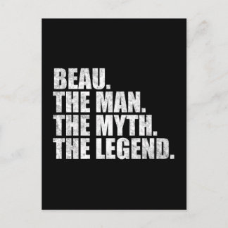 Beau name, Beau The Man The Myth The Legend Postcard