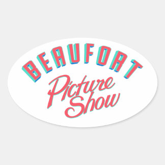 Beau Show Car Show Oval Sticker