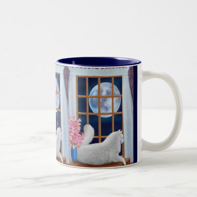 Beau the Moon Cat Mug (Right)