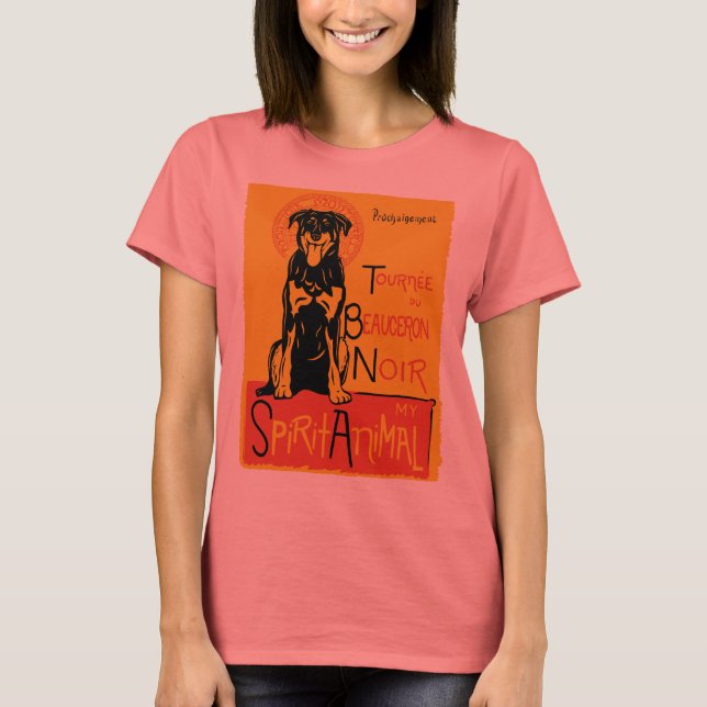 Beauceron Cute Dog Womens T-Shirt (Front)