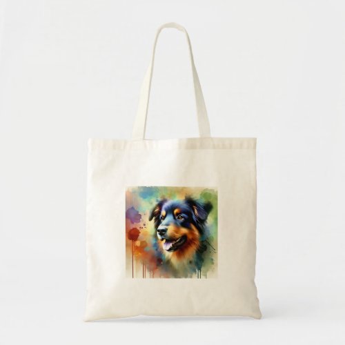 Beauceron Dog 260624AREF120 _ Watercolor Tote Bag