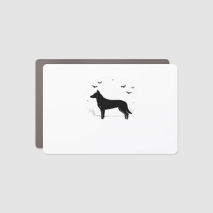 Beauceron Dog � Halloween Moon Silhouette Classic  Car Magnet