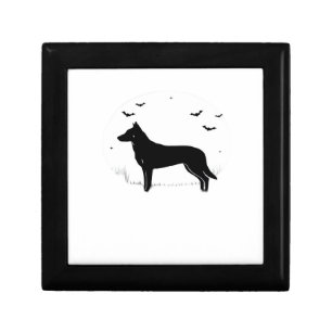 Beauceron Dog – Halloween Moon Silhouette Classic Gift Box