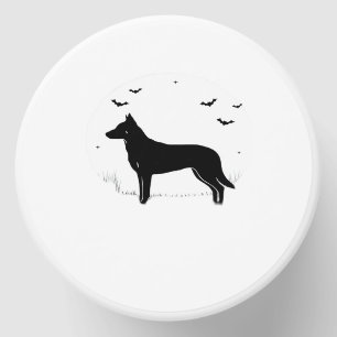 Beauceron Dog � Halloween Moon Silhouette Classic  Mini Candle Favors