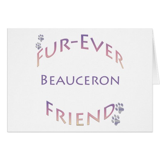 Beauceron Furever (Front Horizontal)