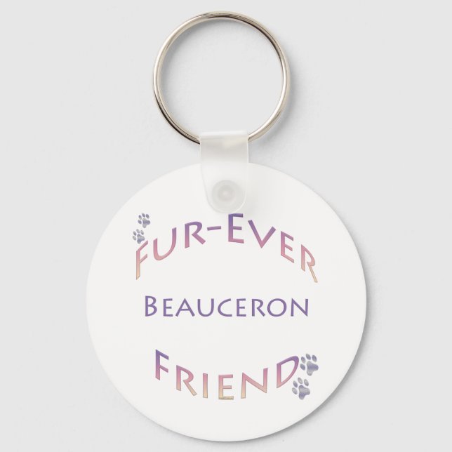 Beauceron Furever Keychain (Front)
