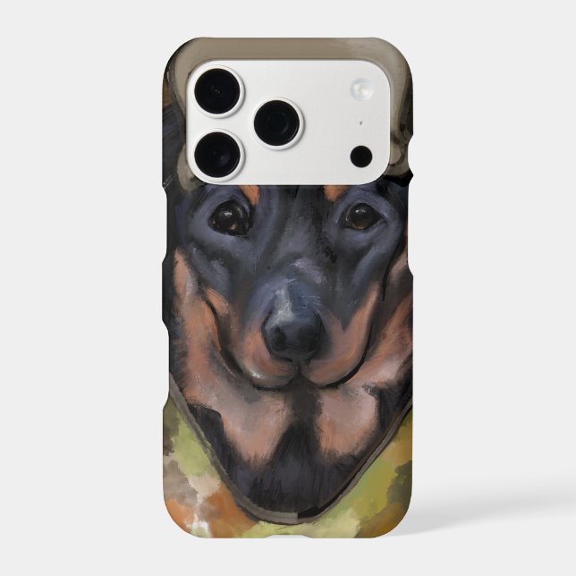 Beauceron                iphone case (Back)