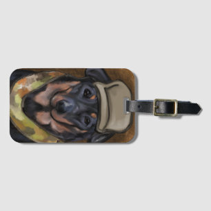 Beauceron luggage tag