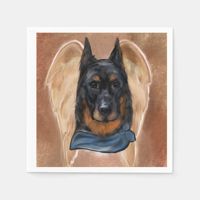 Beauceron Napkins (Front)