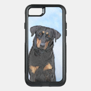 Beauceron Painting - Cute Original Dog Art OtterBox Commuter iPhone SE/8/7 Case
