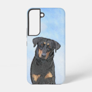 Beauceron Painting - Cute Original Dog Art Samsung Galaxy S22 Case