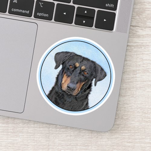 Beauceron Painting _ Cute Original Dog Art Sticker