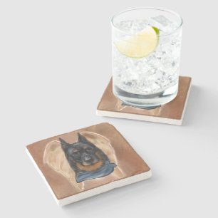 Beauceron Stone Coaster