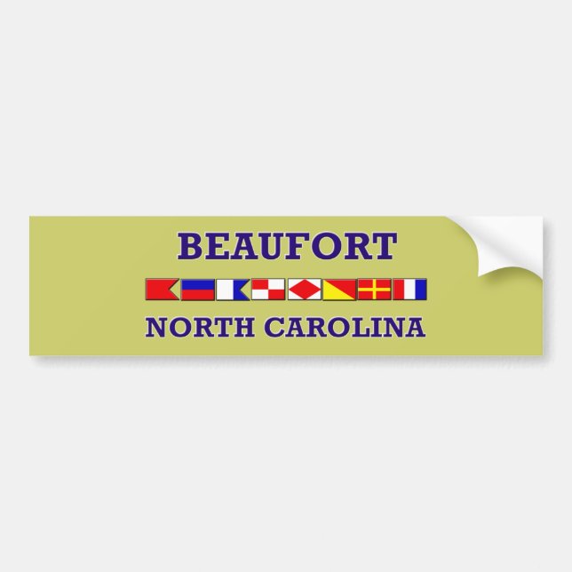 Beaufort Bumpersticker Bumper Sticker (Front)