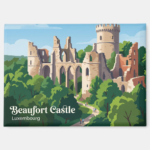 Beaufort Castle Luxembourg Magnet