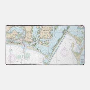 Beaufort Inlet and Part of Core Sound Chart Desk Mat