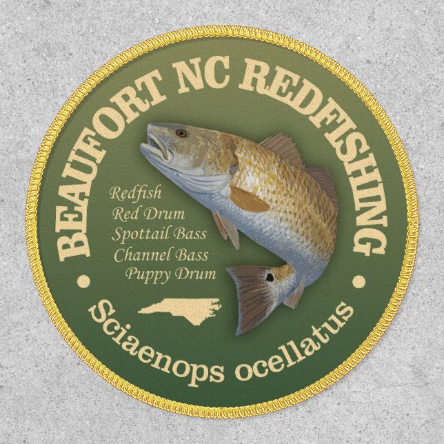 Beaufort NC (redfish) Patch (Front)