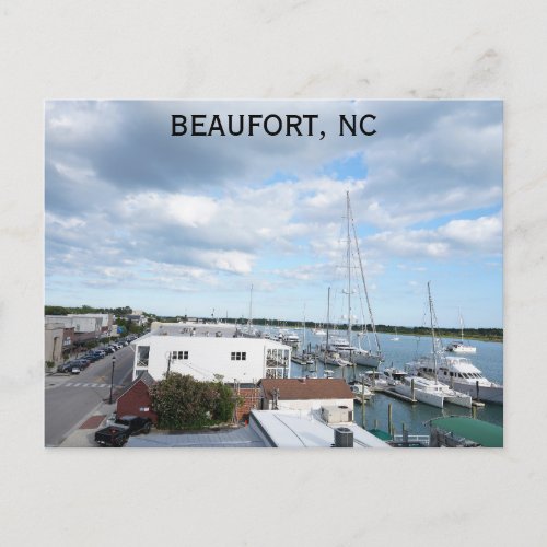 Beaufort North Carolina Travel Photo Postcard