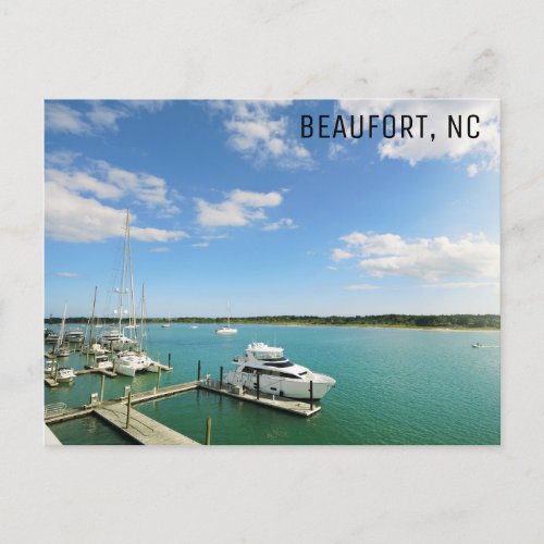 Beaufort North Carolina Travel Photo Postcard