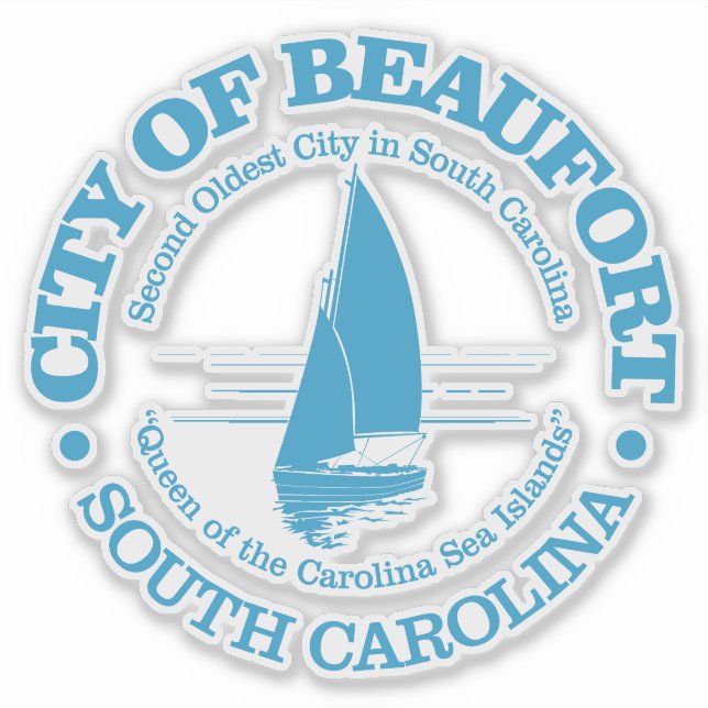 Beaufort SC (sailboat) Sticker (Front)