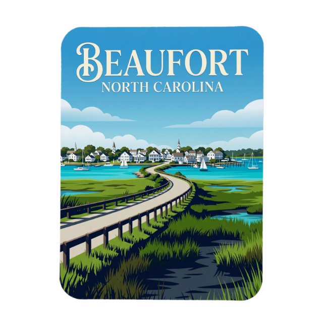 Beaufort USA Magnet (Vertical)