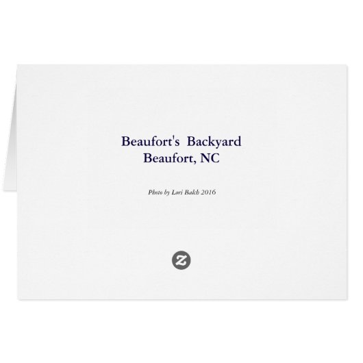 Beaufort's Backyard (Back Horizontal)