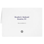 Beaufort's Backyard Cards (Back Horizontal)