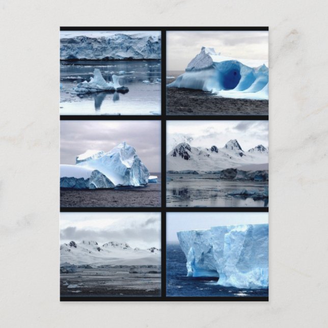 Beauiful surprising Antartica Postcard (Front)